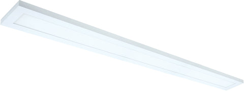 Nuvo Lighting 62/1256 30W 5 Inch x 36 Inch Surface Mount LED Fixture 4000K 90 CRI Low Profile White Finish 120/277V