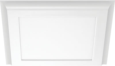 Nuvo Lighting 62/1381 18W 12 Inch x 12 Inch Surface Mount LED Fixture 4000K White Finish 100 277V