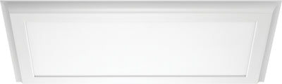 Nuvo Lighting 62/1382 22W 12 Inch x 25 Inch Surface Mount LED Fixture 4000K White Finish 100 277V