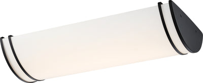 Nuvo Lighting 62/1439 Glamour LED 25 Inch Linear Flush Mount Fixture Black Finish