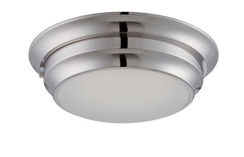 Nuvo Lighting 62/154 DASH LED FLUSH FIXTURE BRUSHED NICKEL/FROSTED GLASS