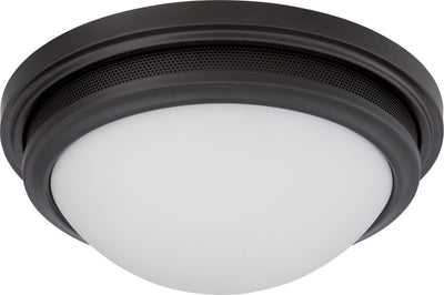Nuvo Lighting 62/535 CORRY LED FLUSH  AGED BRONZE/FROSTED GLSS