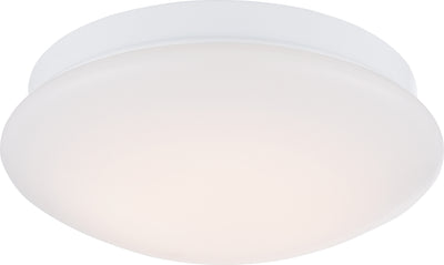 Nuvo Lighting 62/615 ZIP LED FLUSH  WHITE/WHITE ACRYLIC SHADE