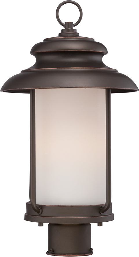 Nuvo Lighting 62/634 Bethany LED Outdoor Post with Satin White Glass