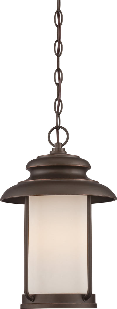 Nuvo Lighting 62/635 Bethany LED Outdoor Hanging with Satin White Glass