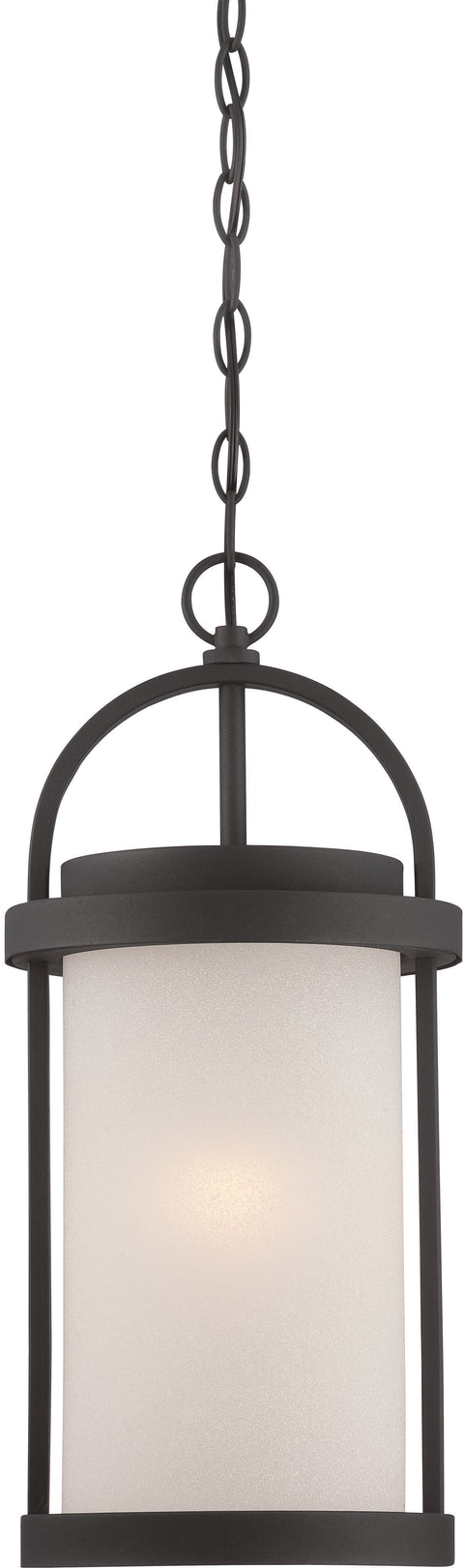 Nuvo Lighting 62/655 Willis LED Outdoor Hanging with Antique White Glass