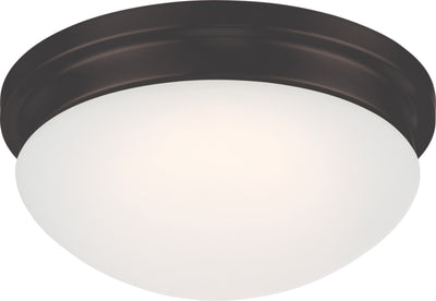 Nuvo Lighting 62/706 SPECTOR LED FLUSH  MAHOGANY BRONZE/FROSTED GLASS
