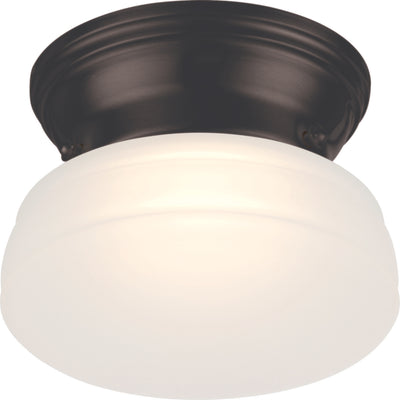 Nuvo Lighting 62/712 BOGIE LED FLUSH  MAHOGANY BRONZE/FROSTED GLASS