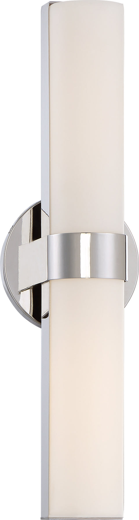 Nuvo Lighting 62/722 Bond Double 17 1/2 Inch LED Vanity with White Acrylic Lens