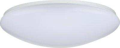 Nuvo Lighting 62/766 19 Inch Flush Mounted LED Light Fixture White Finish with Occupancy Sensor 120V