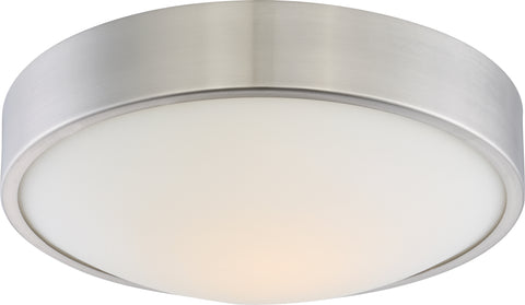 Nuvo Lighting 62/775 Perk 13 Inch LED Flush with White Glass
