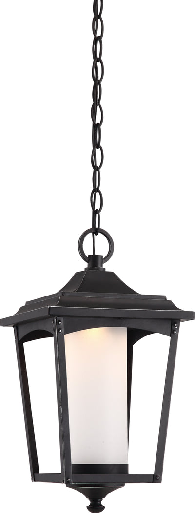 Nuvo Lighting 62/824 Essex Hanging Lantern Sterling Black Finish
