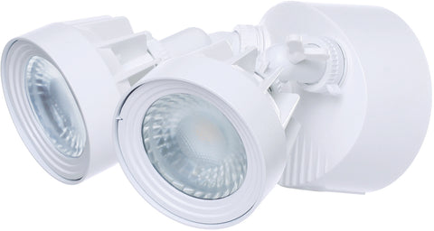 Nuvo Lighting 65/107 LED Security Light Dual Head White Finish 4000K 2000 Lumens