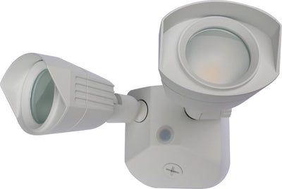 Nuvo Lighting 65/210 LED Security Light Dual Head White Finish 3000K