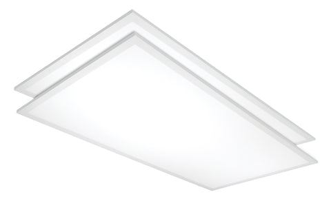 Nuvo Lighting 65/338 LED Flat Panel Fixture 50W 2 ft. x 4 ft. 5000K 120 347V 2 Pack