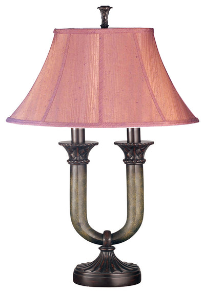 Meyda Lighting 66032 29"H Cypress Fabric Table Lamp