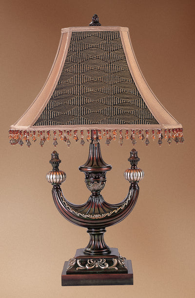 Meyda Lighting 69333 29"H Alhambra Oblong Desk Lamp