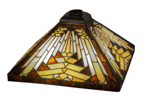 Meyda Lighting 98208 14"Sq Nuevo Mission Shade