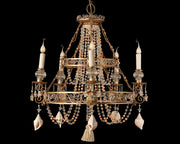 Vintage tiered beach front chandelier by The Ozone Collection