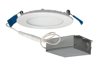Nuvo Lighting S11602 10 watt LED Direct Wire Downlight Edge lit 4 inch 5000K 120 volt Dimmable Round Remote Driver
