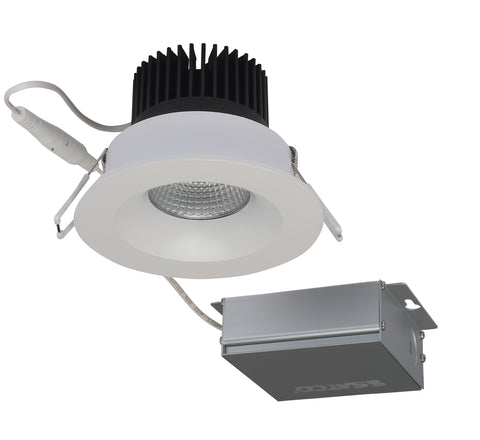 Nuvo Lighting S11630 12 watt LED Direct Wire Downlight 3.5 inch 3000K 120 volt Dimmable Round Remote Driver White