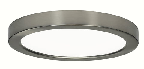 Nuvo Lighting S21520 13.5 watt 7" Flush Mount LED Fixture 5000K Round Shape Brushed Nickel Finish 120 volts