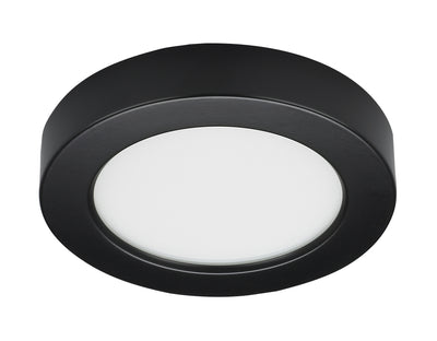 Nuvo Lighting S21526 10.5 watt 5.5" Flush Mount LED Fixture 3000K Round Shape Black Finish 120 volts