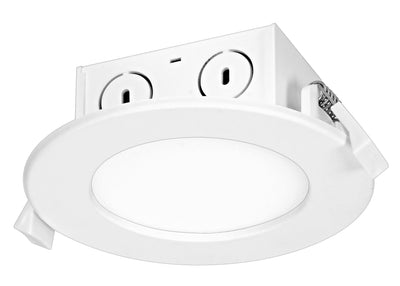Nuvo Lighting S29057 8.5 watt LED Direct Wire Downlight Edge lit 4 inch 4000K 120 volt Dimmable