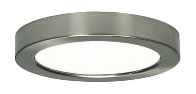 Nuvo Lighting S29349 13.5 watt 7" Flush Mount LED Fixture 3000K Round Shape Brushed Nickel Finish 120 volts