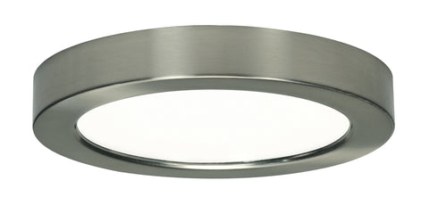Nuvo Lighting S29349 13.5 watt 7" Flush Mount LED Fixture 3000K Round Shape Brushed Nickel Finish 120 volts