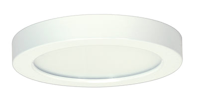 Nuvo Lighting S29360 13.5 watt 7" Flush Mount LED Fixture 5000K Round Shape White Finish 120 volts