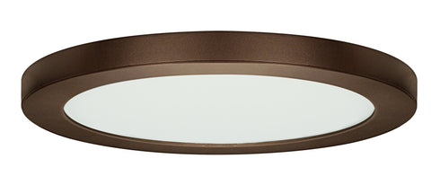 Nuvo Lighting S29652 25 watt 13" Flush Mount LED Fixture 3000K Round Shape Bronze Finish 120 volts