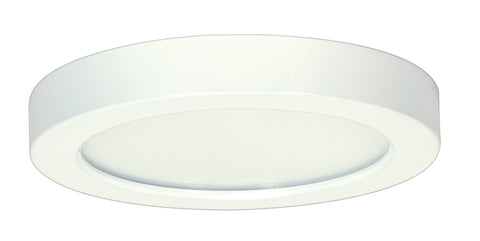 Nuvo Lighting S9684 13.5 watt 7" Flush Mount LED Fixture 3000K Round Shape White Finish 120 volts 90CRI