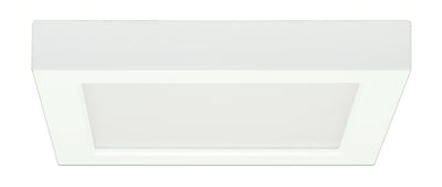 Nuvo Lighting S9685 13.5 watt 7" Flush Mount LED Fixture 3000K Square Shape White Finish 120 volts 90CRI