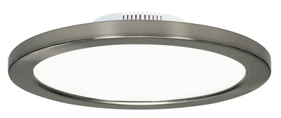 Nuvo Lighting S9883 12 watt 7" Flush Mount LED Fixture 3000K Brushed Nickel finish 120/277 volts