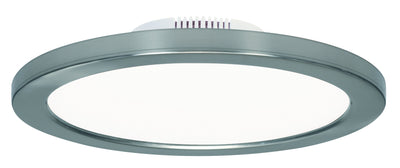 Nuvo Lighting S9888 16 watt 9" Flush Mount LED Fixture 3000K Polished Nickel finish 120/277 volts