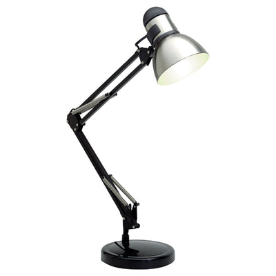 Nuvo Lighting SF76/358 Swing Arm Drafting Lamp 1 Light Steel / Black Adjustable height