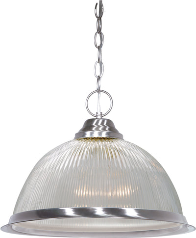 Nuvo Lighting SF76/446 1 Light 15" Pendant Clear Prismatic Dome