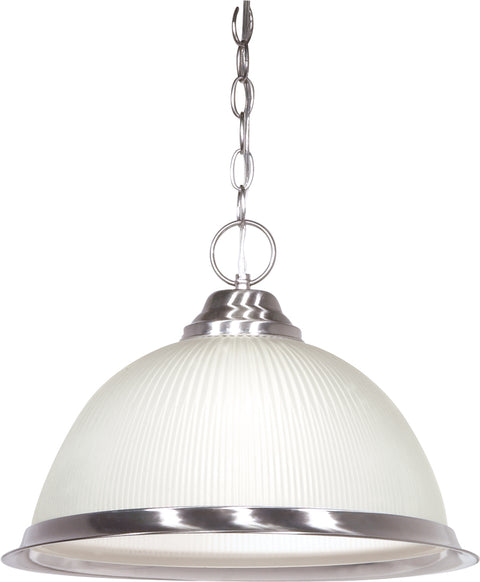 Nuvo Lighting SF76/691 1 Light 15" Pendant Frosted Prismatic Dome