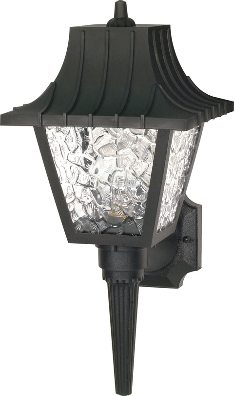 Nuvo Lighting SF77/852 1 Light 18" Wall Mount Sconce Lantern Mansard Lantern with Textured Acrylic Panels