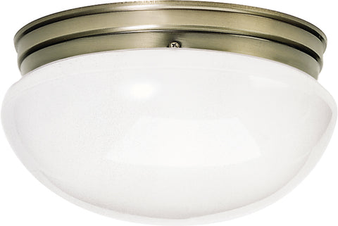 Nuvo Lighting SF77/988 2 Light 12" Flush Mount Large White Mushroom