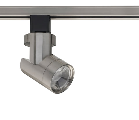 Nuvo Lighting TH435 1 Light LED 12W Track Head Barrel Brushed Nickel 24 Deg. Beam